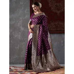 sareemall Woven Kanjivaram Silk Blend Saree-picture-13