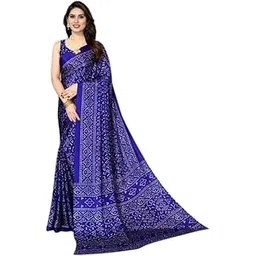 saretra mall Women's silk Bandhej Bandhani Saree-picture-36