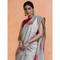 SARHA Woven Design Muga Cotton Saree-picture-10