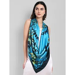 Sarisp Women Satin Printed Scarf-picture-21