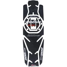 SARTE SA66S66 Bike Tank Pad Sticker Fuel Cap Protector Compatible With All Pulsar ns 200 (Carbon Black)-picture-30