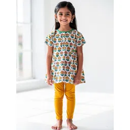 saruche Floral Print Shirt Midi Dress-picture-54