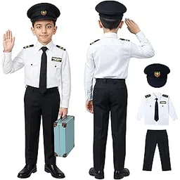Sarvda Kids Fancy Dress Costume Set | Police, Army Soldier, Pilot, Doctor, Subhash Chandra Bose & Community-Helper Outfit for Boys & Girls-picture-30