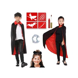Sarvda Halloween Theme Unisex Vampire Costume Set - Red-picture-30