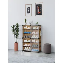 Sasimo Brown Set of 1 Water Resistant Shoes Organiser Organisers-picture-21