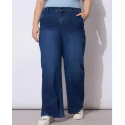 sassafras curve Women Light-Wash Straight Jeans-picture-13