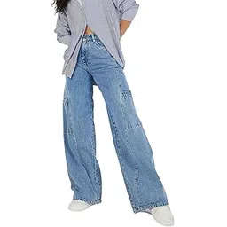 sassafras Blue Wide Leg Jeans-picture-52