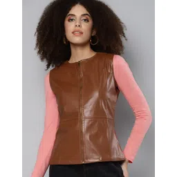 SASSAFRAS Women Brown Tailored Jacket-picture-29