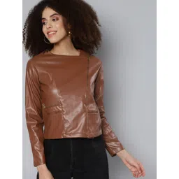 SASSAFRAS Women Brown Tailored Jacket-picture-35