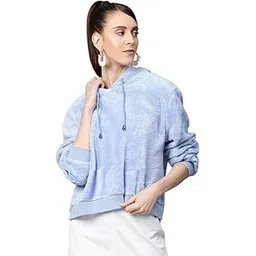 sassafras Women Hooded Faux Fur Sweatshirt-picture-13