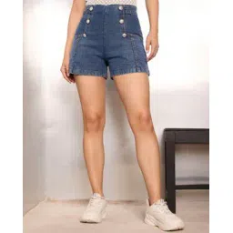 sassafras Women Mid-Rise City Shorts-picture-12