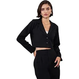 sassafras worklyf Women's Regular Fit Blazer-picture-34