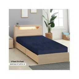 Sassoon Elastic Strap Single Size Waterproof Mattress Cover - Blue-picture-22