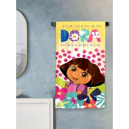 Sassoon Yellow & Brown Dora Printed Cotton 380 GSM Bath Towel-picture-21