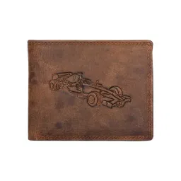 SASSORA ARLO Brown Leather Textured Bi-Fold Wallet-picture-28