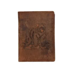 SASSORA ARLO Brown Leather Textured Bi-Fold Wallet-picture-31