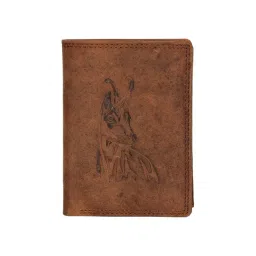 SASSORA ARLO Brown Leather Textured Bi-Fold Wallet-picture-25