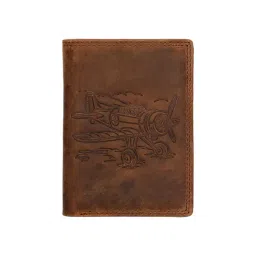 SASSORA ARLO Brown Leather Textured Bi-Fold Wallet-picture-26