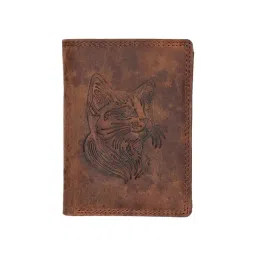 SASSORA ARLO Brown Leather Textured Bi-Fold Wallet-picture-27