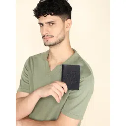 SASSORA Black ARLO Textured Small Leather Bi-Fold Wallet-picture-33