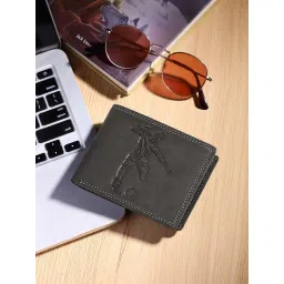 SASSORA Black ARLO Textured Small Leather Bi-Fold Wallet-picture-26