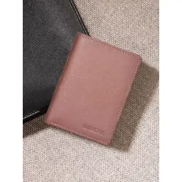 SASSORA Brown JUNI Textured Small Leather Bi-Fold For Men-picture-22