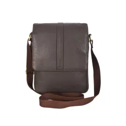 SASSORA Brown Solid Large Cross Body Bag-picture-45