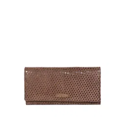 SASSORA Brown Textured Rfid Wallet for Women-picture-14