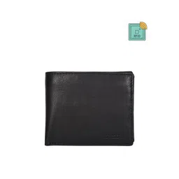Sassora Men Black Leather Two Fold Wallet-picture-29