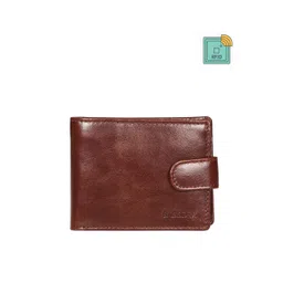Sassora Men Brown Leather Two Fold Wallet-picture-39