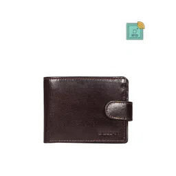 Sassora Men Brown Leather Two Fold Wallet-picture-17