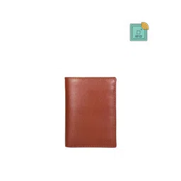 Sassora Men Brown RFID Leather Two Fold Wallet-picture-28