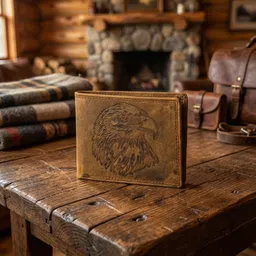 sassora Men Casual, Formal, Travel Tan Genuine Leather RFID Wallet-picture-14