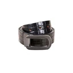 Sassora Men Checked Leather Formal Belt-picture-14