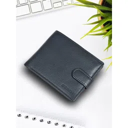 Sassora Men Textured Leather Two Fold Wallet-picture-31