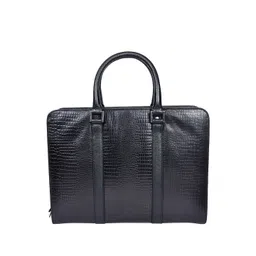 Sassora Textured Leather Laptop Bag image 2