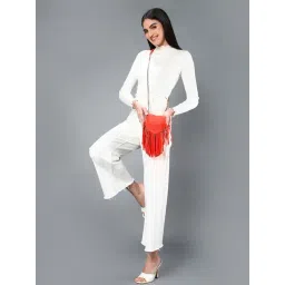 SASSORA TIARA Red Leather Small Cross Body Bag-picture-37