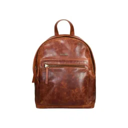 SASSORA UNFOLD Tan Leather Small Backpack - 68 Ltrs-picture-43