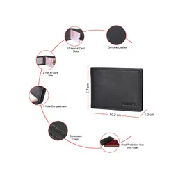 Sassora Unisex Embellished Leather Card Holder image 2