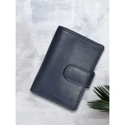 Sassora Unisex Embellished Leather Two Fold Wallet-picture-13