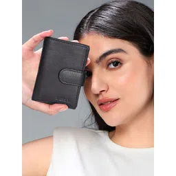 Sassora Unisex Embellished Leather Two Fold Wallet-picture-14