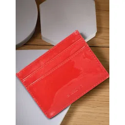 Sassora Unisex Printed Embellished Leather Card Holder-picture-12