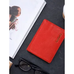 Sassora Unisex Red Leather Card Holder-picture-27