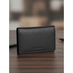 Sassora Unisex Textured Leather Two Fold Wallet-picture-41