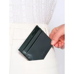 SASSORA VIVID Green Medium Leather Card Holder-picture-24