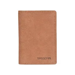 SASSORA YURY Tan Leather RFID Bi-Fold Wallet-picture-12