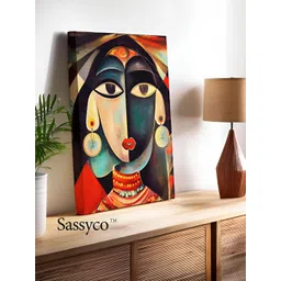 Sassyco Multicoloured Single Piece Canvas Other Wall Paintings-picture-23