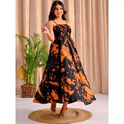 SATHRAY Tie and Dye Dyed A-Line Maxi Dress-picture-41