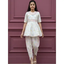 Satjal Fab Girls Top With Dhoti Pants-picture-41