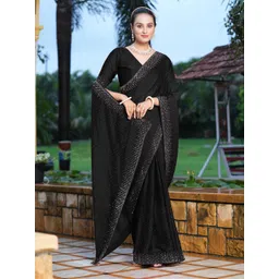 Satrani Embellished Beads and Stones Saree-picture-15